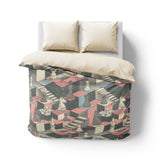 Harmon Surreal Check Blue & Pink Mockup Overhead Natural