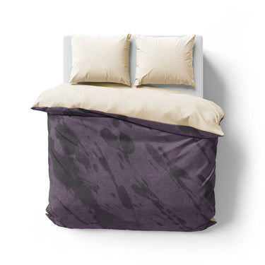 Hurley Splatter Dye Purple Mockup Overhead Natural
