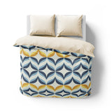 Jasper Blue & Gold Mockup Overhead Natural