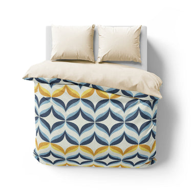 Jasper Blue & Gold Mockup Overhead Natural