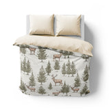 Forest Deer Mockup Overhead Natural