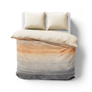 Ruidoso Navy & Burnt Orange Mockup Overhead Natural