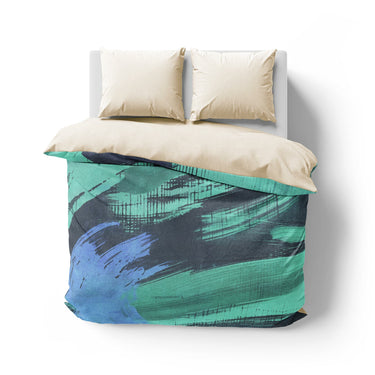 Tethys Navy & Seafoam Mockup Overhead Natural