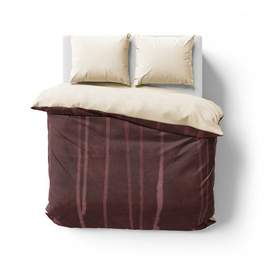 Felix Bleach Dye Burgandy Mockup Overhead Natural