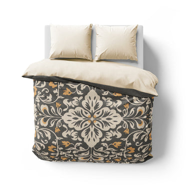 Annette Vintage Black & Yellow Mockup Overhead Natural