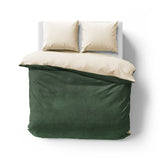 Keanu Watercolor Dark Green Ombre Mockup Overhead Natural