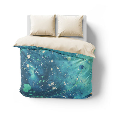 Sylvie Seafoam & Teal Mockup Overhead Natural