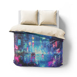 Dystopia Cityscape Mockup Overhead Natural