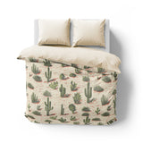 Desert Cacti Mockup Overhead Natural