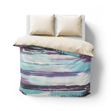 Jörgan Purple & Blue Mockup Overhead Natural