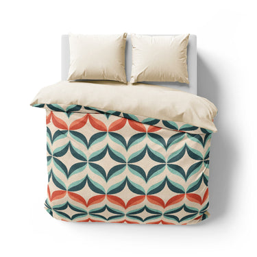 Jasper Blue & Red Mockup Overhead Natural