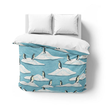 Arctic Penguins Mockup Overhead