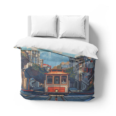 San Francisco Trolley Mockup Overhead