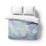 Zephyr Watercolor Blue & Purple Mockup Overhead