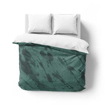 Hurley Splatter Dye Teal Mockup Overhead