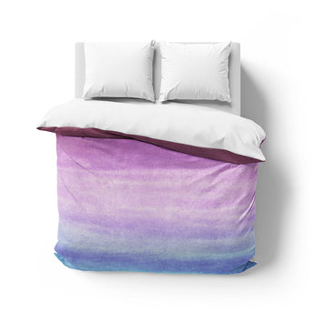 Imogen Watercolor Blue & Purple Ombre Mockup Overhead