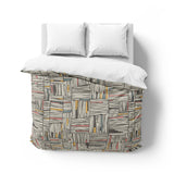 Atticus Multicolor Crosshatch Mockup Overhead