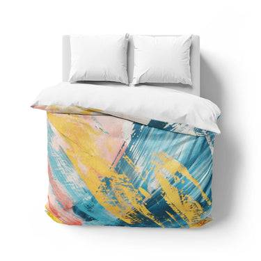 Egon Blue & Yellow Mockup Overhead