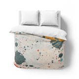 Colin Paint Splatter Multicolor Mockup Overhead