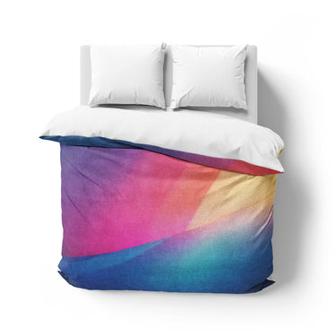 Escaping Light Multicolor Mockup Overhead