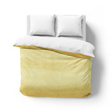 Jacinda Watercolor Yellow Ombre Mockup Overhead