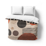 Charl Orange & Taupe Mockup Overhead