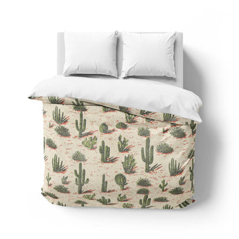 Desert Cacti Mockup Overhead