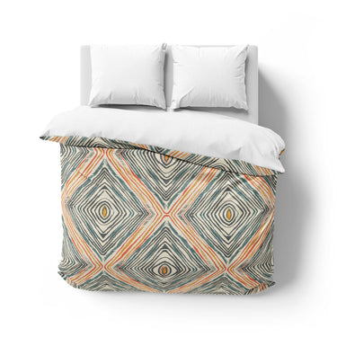 Boden Orange & Blue Mockup Overhead