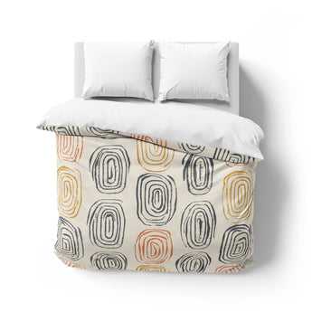 Horatio Ivory & Orange Mockup Overhead