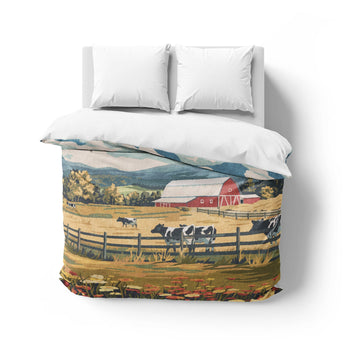 Vermont Spring Farmlife Mockup Overhead