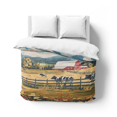 Vermont Spring Farmlife Mockup Overhead