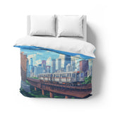 Chicago Metro Mockup Overhead