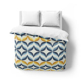 Jasper Blue & Gold Mockup Overhead