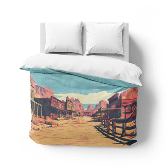 Southwestern Ghost Town Mockup Overhead