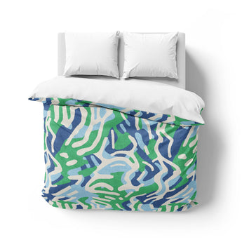 Leonardo Blue Green Mockup Overhead