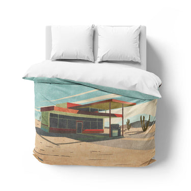 Desert Fill Station Mockup Overhead