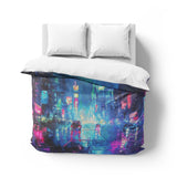 Dystopia Cityscape Mockup Overhead