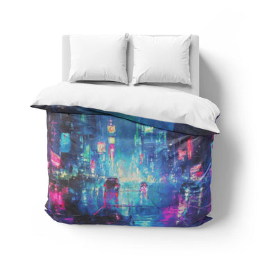 Dystopia Cityscape Mockup Overhead