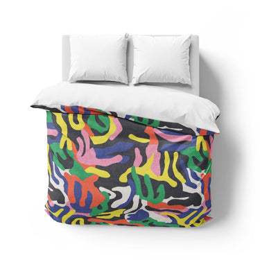 Umberto Black Multicolor Mockup Overhead