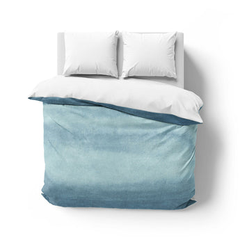 Jacinda Watercolor Blue Ombre Mockup Overhead