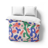 Concetta Pink Green & Blue Mockup Overhead