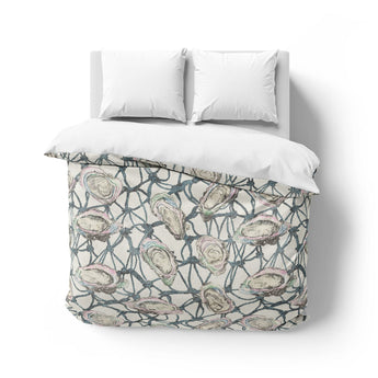 Fresh Oysters Mockup Overhead