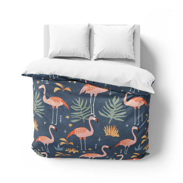 Flamingo Paradise Mockup Overhead