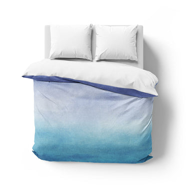 Micah Watercolor Blue & Teal Mockup Overhead