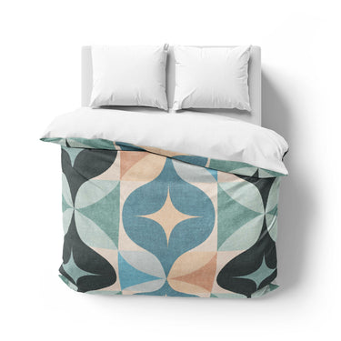 Maxine Seafoam & Peach Mockup Overhead