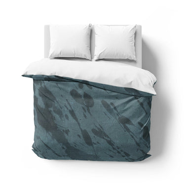 Hurley Splatter Dye Blue Mockup Overhead