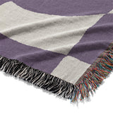 Twyla Checkered Periwinkle Mockup Woven Detail