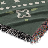 Durand Forest Green Mockup Woven Detail