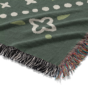 Durand Forest Green Mockup Woven Detail