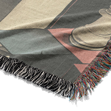 Harmon Surreal Check Blue & Pink Mockup Woven Detail